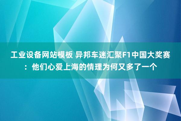 工业设备网站模板 异邦车迷汇聚F1中国大奖赛：他们心爱上海的情理为何又多了一个