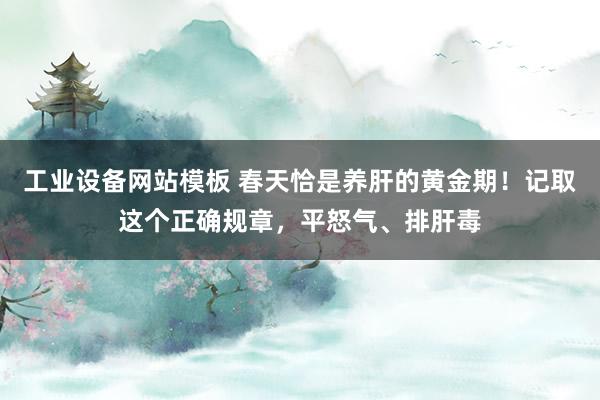工业设备网站模板 春天恰是养肝的黄金期！记取这个正确规章，平怒气、排肝毒