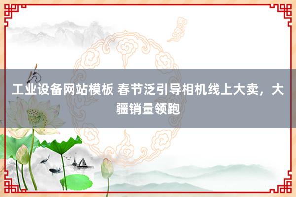 工业设备网站模板 春节泛引导相机线上大卖，大疆销量领跑