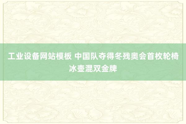 工业设备网站模板 中国队夺得冬残奥会首枚轮椅冰壶混双金牌