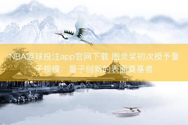 NBA篮球投注app官网下载 图灵奖初次授予量子规模：量子创新的表面奠基者