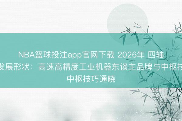 NBA篮球投注app官网下载 2026年 四轴机械手发展形状：高速高精度工业机器东谈主品牌与中枢技巧通晓